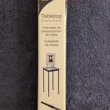 Quartet 28E Black Steel Tabletop Display Easel 13in Portable Freestanding