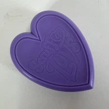 Scruff-A-Luvs Replacement Brush Heart Purple Girl Stuffed Animal Toy Fur Comb 3”