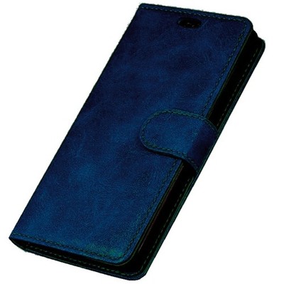 BOOK HÜLLE BLAU für Samsung Handyhülle Case Klapphülle Cover Ständer Magnet 5G