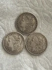 1888 1891 1897 Morgan Silver Dollar Lot of 3 CH XF/AU VERY GOOD DETAIL￼