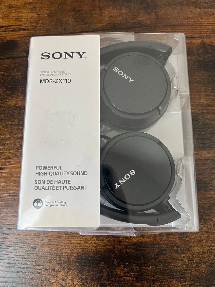 Sony MDR-ZX110 Stereo Headphones Headset Black - Image 3 of 4