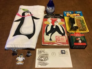 Lot Of Vintage Assorted Penguin Figurines & More