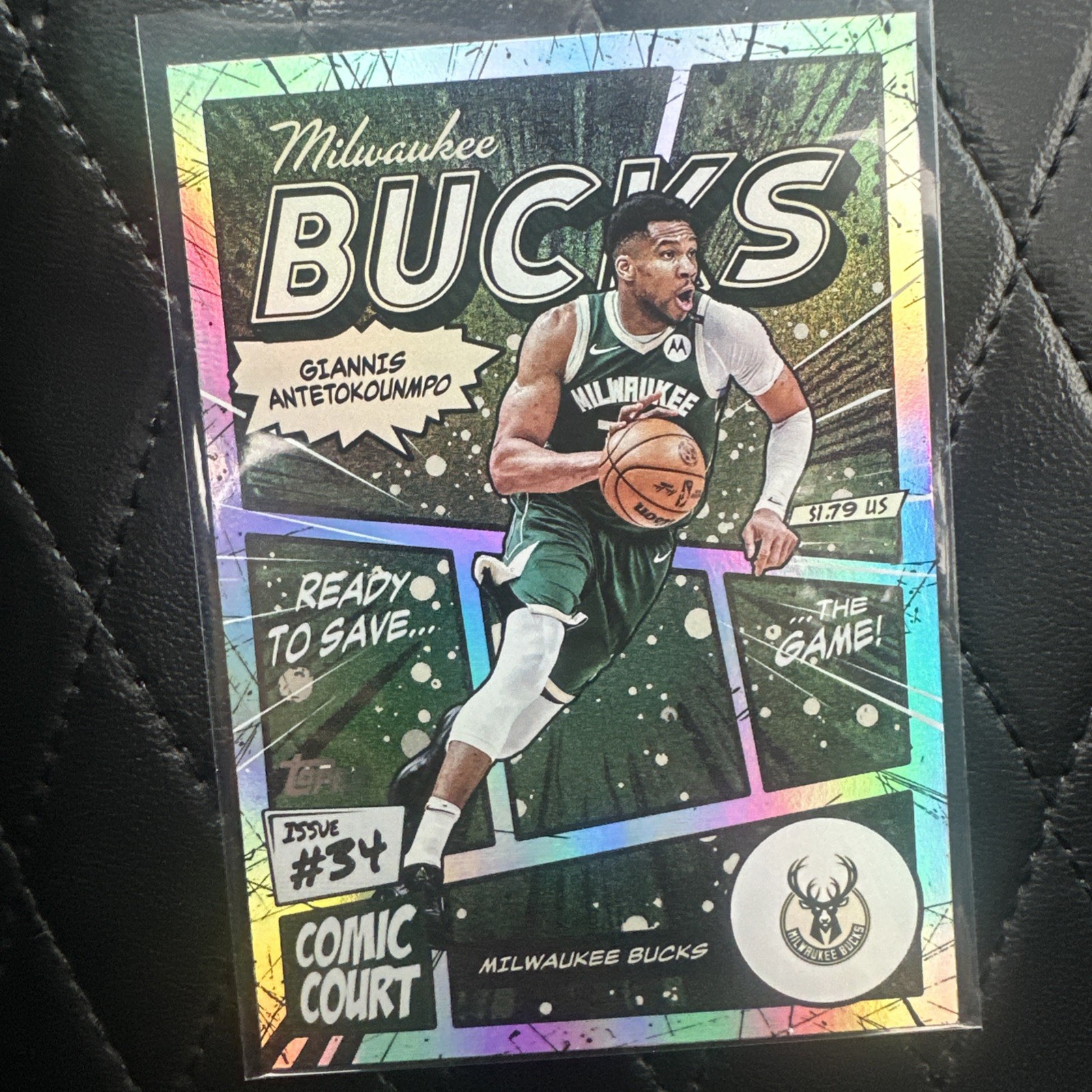2025-26 Topps Basketball Comic Court #CC-3 Giannis Antetokounmpo SSP Case Hit