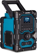 Baustellenradio Robustes DAB+ FM Radio mit Bl...