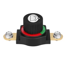 Battery Disconnect Switch 12V-48V Marine Battery Power Cut-Off Switch Isolator