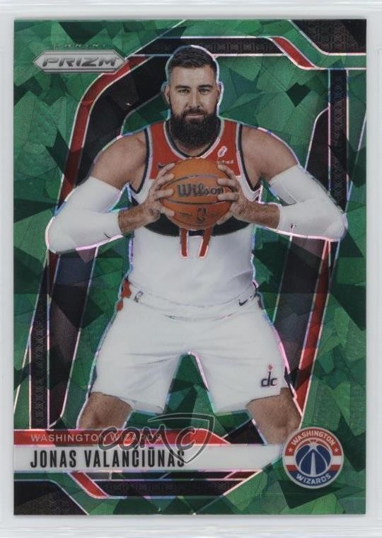2024-25 Panini Prizm Green Ice Prizm Jonas Valanciunas #76 11nu