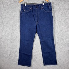 Levi's Vintage Orange Tab Jeans Mens 36x30 Boot Cut Blue Denim Cotton Blend USA
