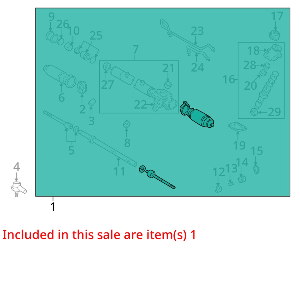 (LOCAL PICKUP ONLY) Steering Gear/Rack Power Rack And Pinion Fits 99-03 SOLARA 1 Foto 3 de 4