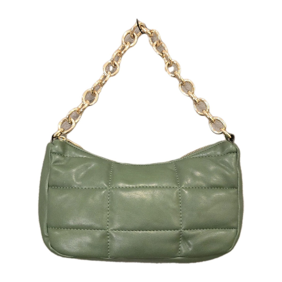 Fall Kate Landry Moss Green Quilted Purse. Holiday Gift EUC