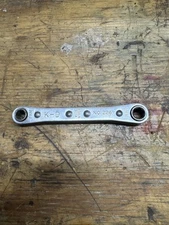 K-D Tools 2261 Ratcheting Double Box End Wrench 8mm x 7mm 6Pt Metric USA