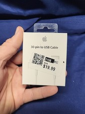 Genuine Sealed Apple 30 Pin To USB Cable GUARANTEED AUTHENTIC
