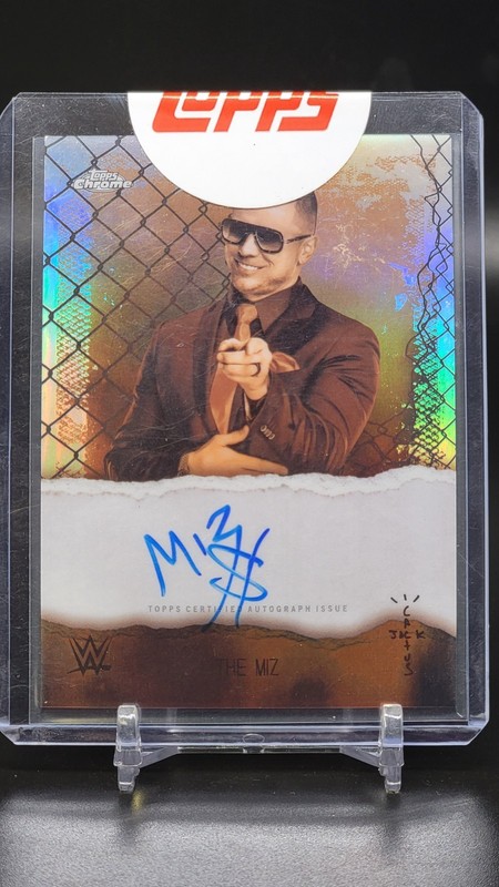 2025 Topps WWE Cactus Jack The Miz Astro Knights Auto AKA-TMZ