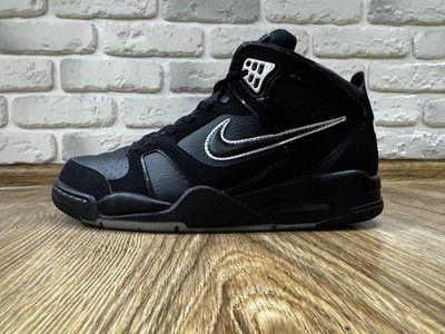 Nike Air Flight Falcon Black Silver 397204-001 Size 44