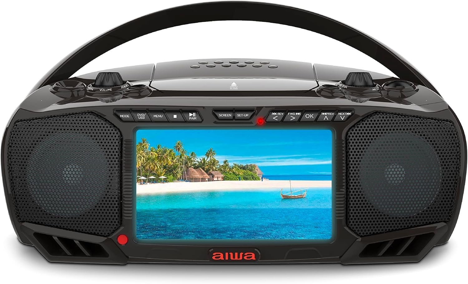 Portable DVD Player, Crystal Clear Sound with Dual 3W Speake