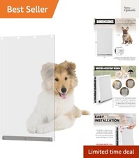10" x 18" Pet Door Flap Large Transparent Dog Door Flap Replacement Designed ...
