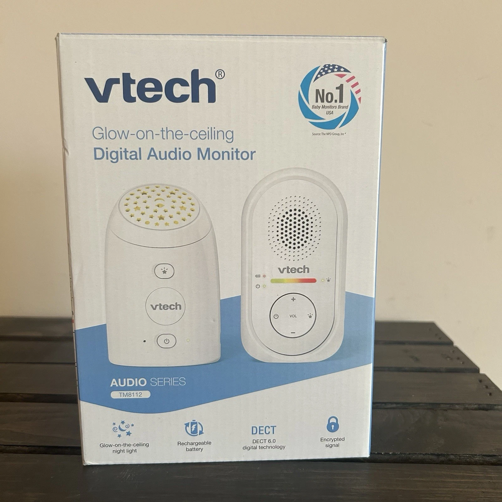 VTech Glow On The Ceiling Digital Audio Baby Monitor