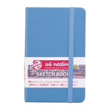 Lake Blue Sketchbook 80 Sheets 5.5 X 3.5 Inches Acid Free Art Media Paper