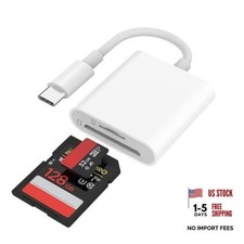 SD Card Reader USB C for iPhone 17/16/15 Series, Memory Card Reader with SD