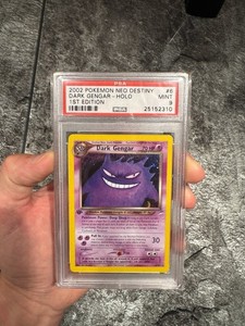 2002 Pokemon Neo Destiny 1st Edition #6 Dark Gengar Holo PSA 9 MINT