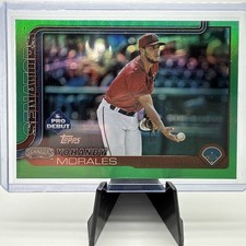 2025 Topps Pro Debut Yohandy Morales #PD-158 Green Foil /99 Senators