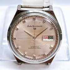 Seiko Sportsmatic 5 Automatic Day Date 6619 7020 Vintage Watch Mens