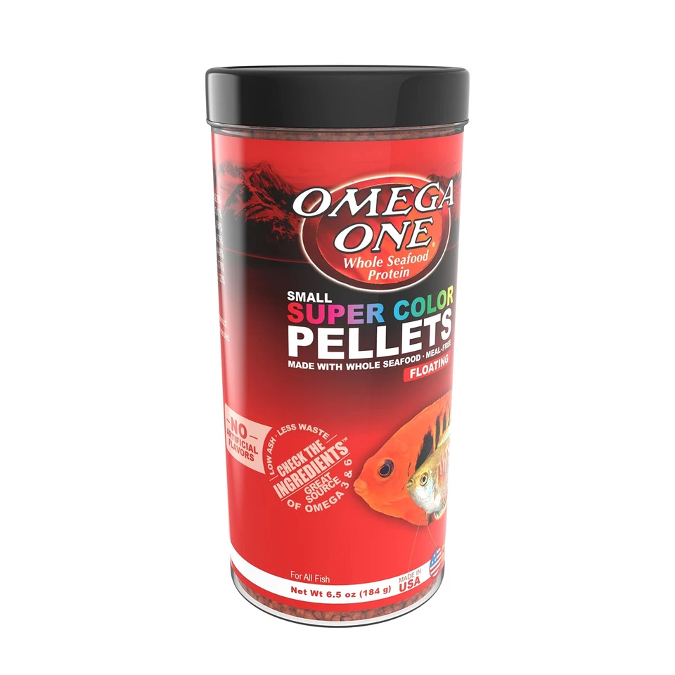 Super Color Floating Fish Pellets 3mm, 6.5 oz - Enhance Aquarium Fish Color - Image 3 of 4