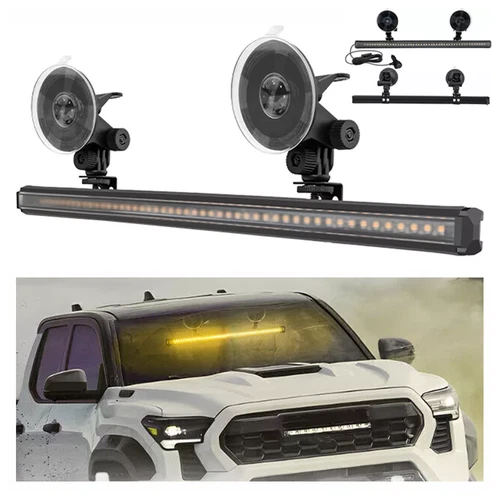 48LED Auto Warnlicht Frontblitzer Stroboskoplicht Blinklicht Warnleuchte 12V-24V - Bild 1 von 14