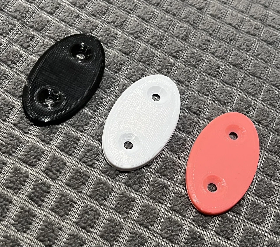 Juego de 2 placas de eliminación de visera de sol Miata Foto 2 de 2