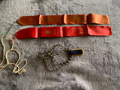 Vintage 1950s BSA Standard Trailwise Camporee Ribbons Awards Ropes Rare ...