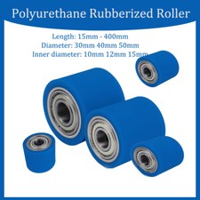 30-50mm Polyurethane Roller Plastic Bearing Cnc Guide Wheel Flat Belt Idle Wheel