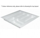 <!--F#f_0-->New Hafele Cutlery Tray Insert - White 559Mm W X 496Mm D<!--F/-->