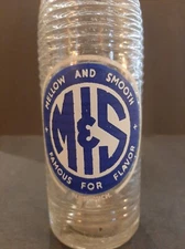 M&S ACL Soda Pop Bottle Flint, Michigan 2 Color Ribbed Mellow & Smooth 
