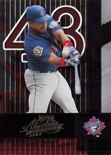 2002 Playoff Absolute Memorabilia #149 Raul Mondesi Toronto Blue Jays