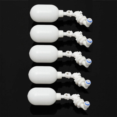 5pcs / set 1/4'' Float Ball Valve Shut off Automatic Fill Feed Fish Tank Aquarium