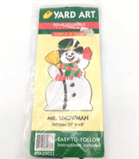 New, Unopened Do-It-Yourself Snowman Art Pattern Christmas Decoration