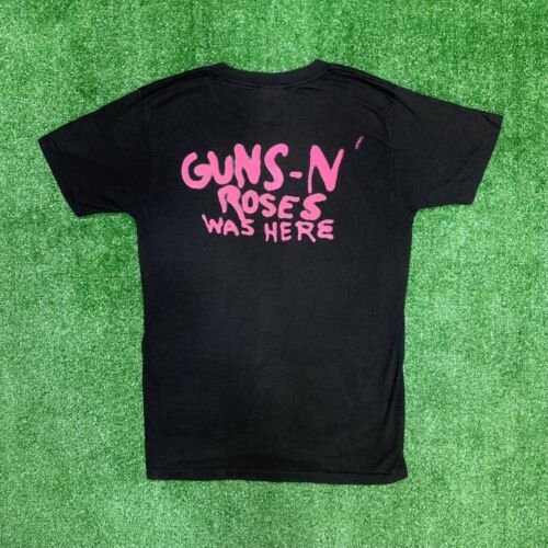Guns N Roses Was Here 1987 Original Vintage Tour T-shirt Sz. L