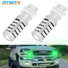 3157 Green LED Daytime Running Light DRL Bulbs For GMC Sierra 1500 2500 HD 99-06