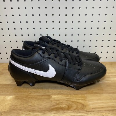 Nike Jordan 1 Low TD Football Cleats Black White FJ6245-001 Sizes