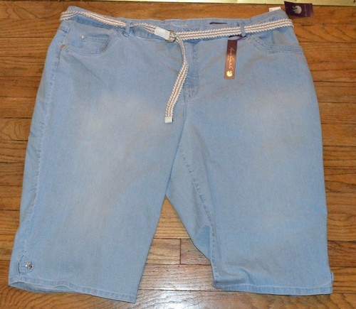 Long Denim Shorts Plus Sizes 