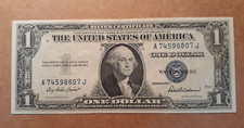 1935 F $1.00 SILVER CERTIVICATE A-J BLOCK - NO 