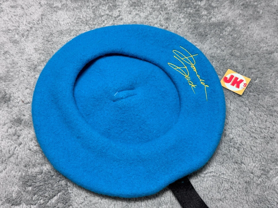 NUEVO Sombrero Boina Pato Donald Disney 90 Aniversario Azul Parques Disneyland Blanco Foto 2 de 3