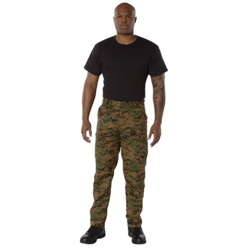 Military Type Tactical Camo Camouflage BDU Cargo Pants - Picture 41 of 46