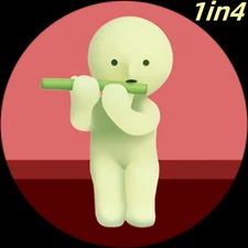 Living Series -Smiski Playing- Authentic Designer Luminous doll