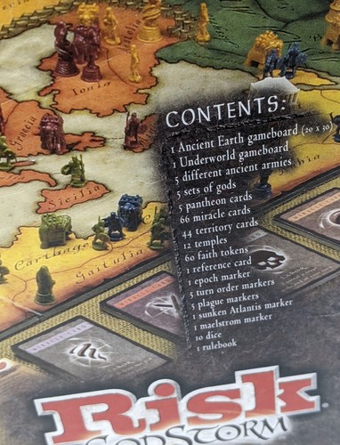 Risk Godstorm Board Game Missing One Temple - Picture 4 of 24