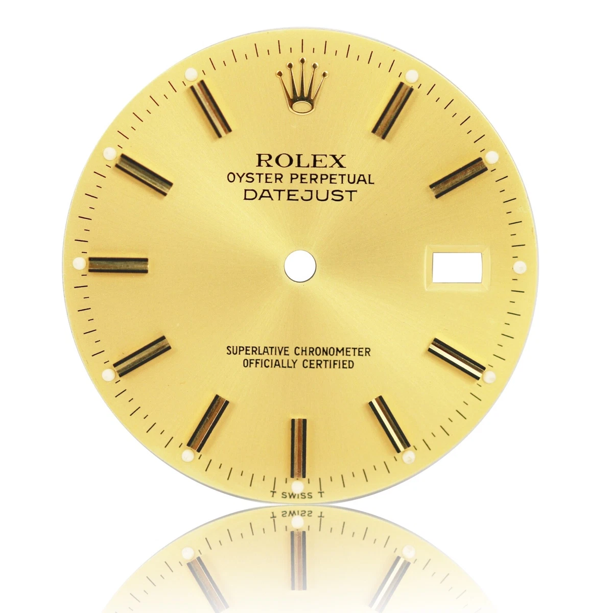 ROLEX DATEJUST TWO TONE CHAMPAGNE INDEX