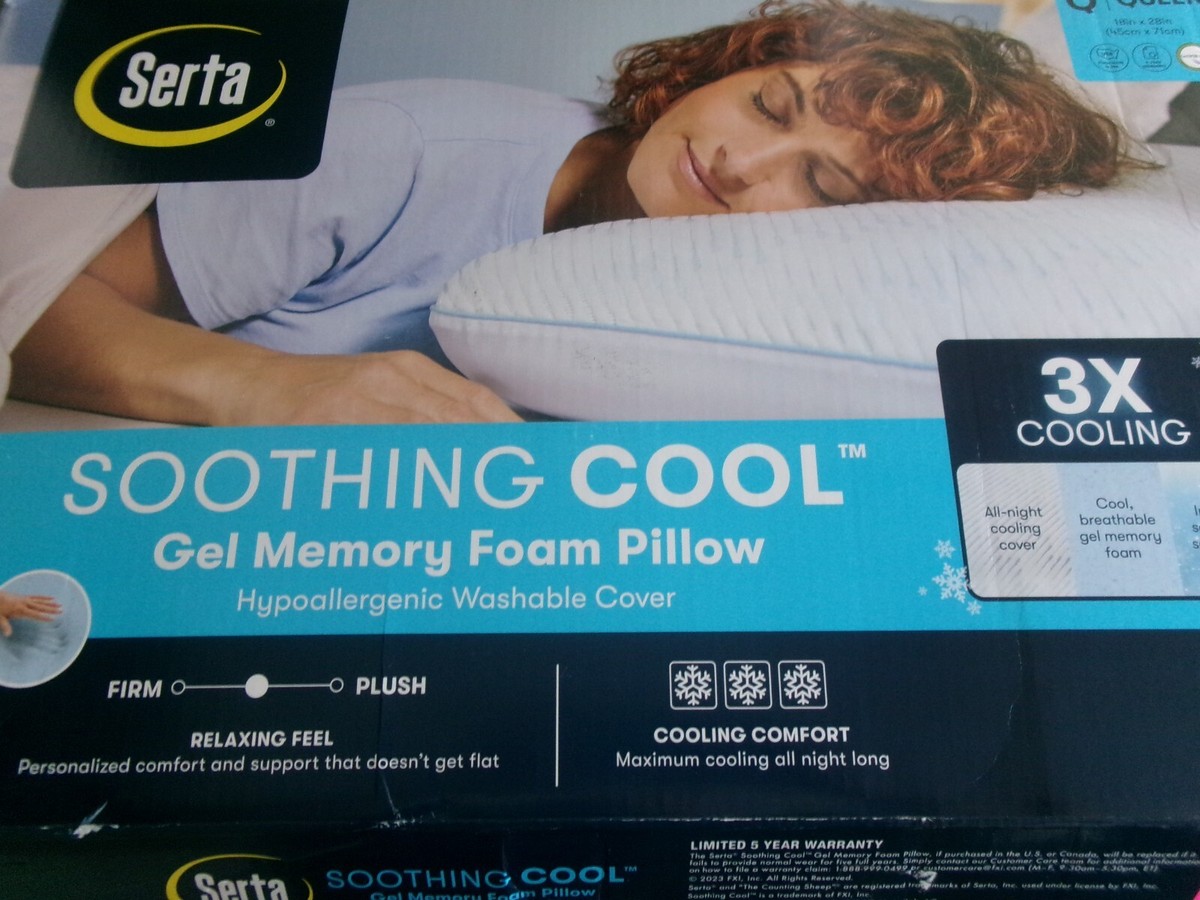 Bed Pillows Serta Stay Cool Gel Memory Pillow Foam Pillows Serta