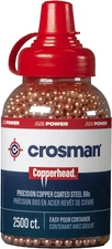 Crosman Copperhead 4.5mm Copper Coated BBs In EZ-Pour Bottle For BB Air Pistols