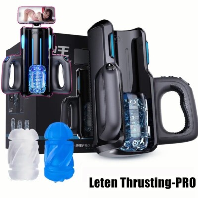 Male Masturbation Cup Automatic Masturbator HandsFree Telescopic Stroker Sex  Toy