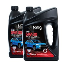 Ultra1Plus SAE 5W30 Synthetic Blend API SP ILSAC GF-6A (2 Gallon Pack - 8 QTS)