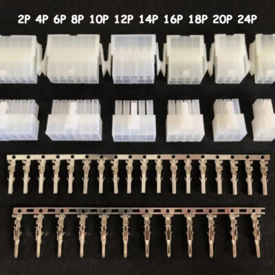 Molex 4,2mm 2 bis 24 Pin Weg Multi Stecker Stecker Sets Stecker+Buchse+Terminal
